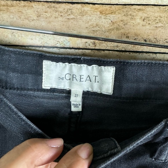 THE GREAT. Super High Rise Denim Jeans Sz 27 - Picture 4 of 5